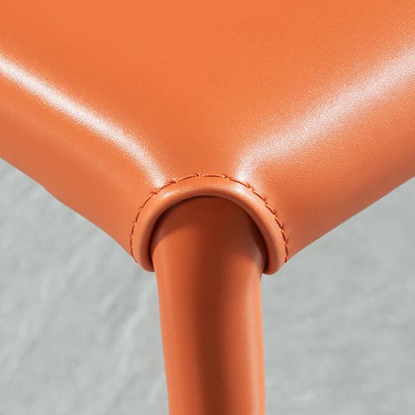 Modern Chair Dining Armless Chair for Kitchen with Metal Legs Clearhalo 'Dining Chairs' 'Dining Tables & Seating' 'dining_chair' 'Furniture' 'furniture_dining_chair' 'Kitchen & Dining Furniture' 1200x1200_eed58c01-d561-44ed-9c99-2f73cb311021