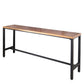 Coffee Shop Bar Height Counter Height Table Industrial Solid Wood Rectangle Pub Table Clearhalo 'Bar Furniture' 'Bar Tables' 'bar_tables' 'furn' 'furn_bar_tables' 'Furniture' 'Kitchen & Dining Furniture' 1200x1200_eed6476c-7cf2-4959-ba52-5cb7e690ec3b