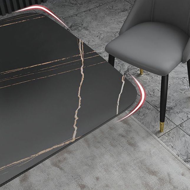 Rectangle Sintered Stone Top Dining Table Luxury Table with Pedestal Base Clearhalo ' dining_table' 'Dining Tables & Seating' 'Dining Tables' 'furn' 'furn_dining_table' 'Furniture' 'furniture_dining_table' 'Kitchen & Dining Furniture' 'kitchen&dining_furn' 'kitchen' 'kitchen_dining_table' 1200x1200_eed879d1-631f-4677-845b-c1fcf9e27d2c