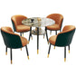 Traditional Luxury Round Dinner Table Sintered Stone Table with Black Frame Clearhalo ' dining_table' 'Dining Tables & Seating' 'Dining Tables' 'furn' 'furn_dining_table' 'Furniture' 'furniture_dining_table' 'Kitchen & Dining Furniture' 'kitchen&dining_furn' 'kitchen' 'kitchen_dining_table' 1200x1200_eed9a638-ba2d-4b6c-b644-0928fea916de