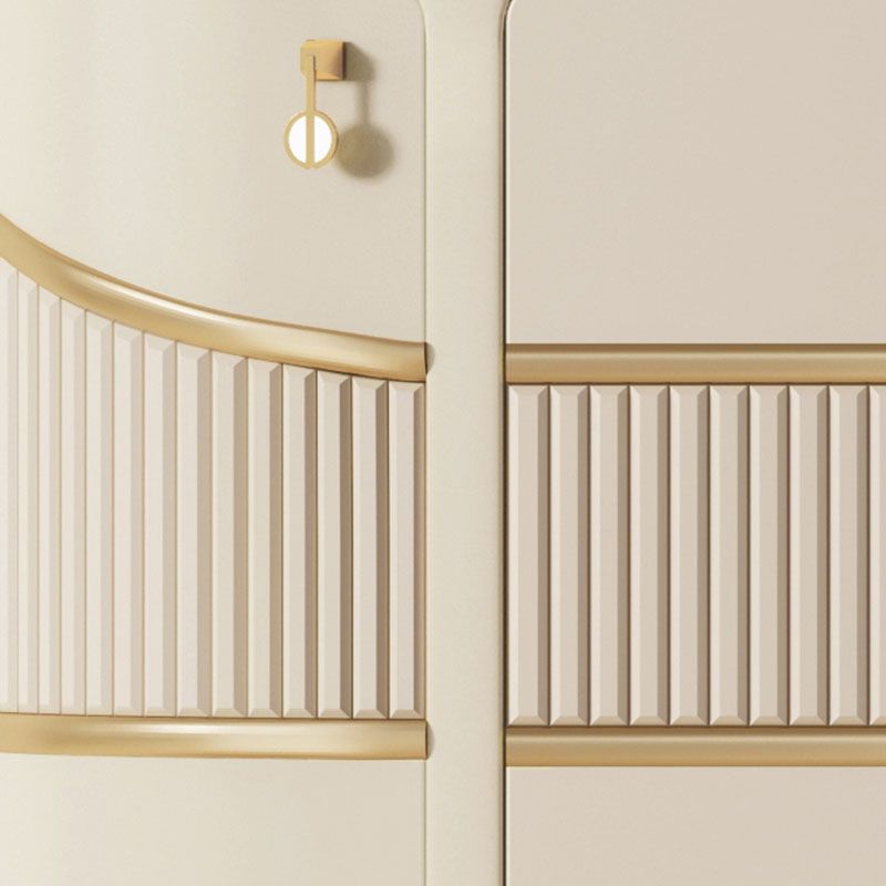 Tavolo da tavolo a buffet moderno tavolo in legno massiccio con porte per sala da pranzo