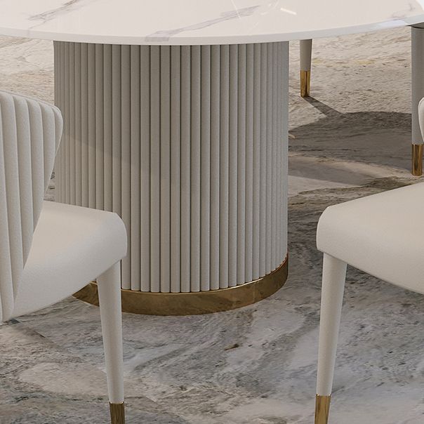Traditional Luxury Round Dining Table White Sintered Stone Table with Pedestal Base Clearhalo ' dining_table' 'Dining Tables & Seating' 'Dining Tables' 'furn' 'furn_dining_table' 'Furniture' 'furniture_dining_table' 'Kitchen & Dining Furniture' 'kitchen&dining_furn' 'kitchen' 'kitchen_dining_table' 1200x1200_eedb6927-ec56-44ef-8337-e92879958a5b