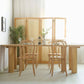 Pine Wood Dining Set with Wooden Chairs 1/2/5/7 Pieces Dinette Set for Home