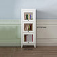White Manufactured Wood Standard Bookcase Modern Bookshelf with Glass Doors Clearhalo 'Bookcases' 'furn' 'furn_bookcases' 'Furniture' 'furniture_bookcases' 'Office Furniture' 1200x1200_eeddae37-2b73-4429-aa36-8adb3fd1b756