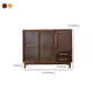 Wooden Side Board Modern Minimalist Home Rectangular Sideboard with Sliding Door Clearhalo 'buffet_sideboard' 'Buffets & Sideboards' 'furn' 'furn_buffet_sideboard' 'Furniture' 'Kitchen & Dining Furniture' 1200x1200_eedde889-e2f7-450c-be89-1df1e828fe99