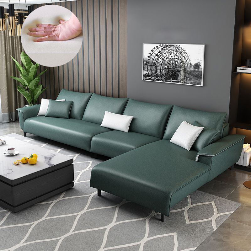 Moderni 4 cuscini posteriori sezionali con cuscino braccia per soggiorno