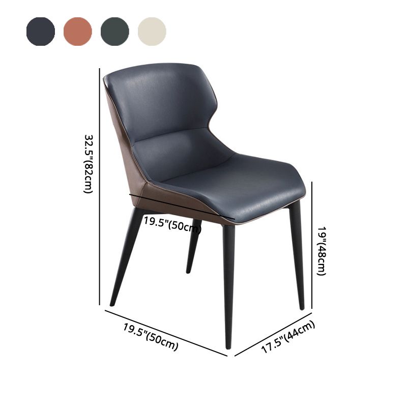 Indoor Industrial Arm Chair Metal Wingback Upholstered Dining Room Chair (Set of 2) Clearhalo ' kitchen&dining_furn' 'Dining Chairs' 'Dining Tables & Seating' 'dining_chair' 'furn' 'furn_dining_chair' 'Furniture' 'furniture_dining_chair' 'Kitchen & Dining Furniture' 'kitchen' 1200x1200_eedf029c-f810-4ac3-9ff0-4dc3469fb9b8