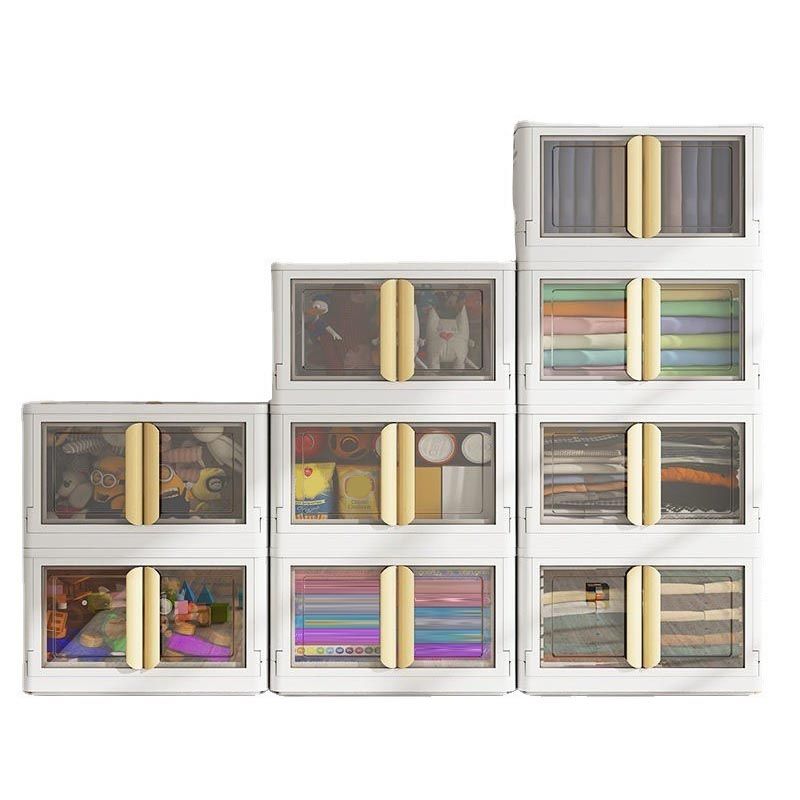 Eigentijdse niet-hangende Armoire plastic vrijstaande garderobe kast met deur