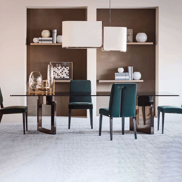 Rectangle Traditional Luxury Dining Table Sintered Stone Table with Gold Double Pedestal Clearhalo ' dining_table' 'Dining Tables & Seating' 'Dining Tables' 'furn' 'furn_dining_table' 'Furniture' 'furniture_dining_table' 'Kitchen & Dining Furniture' 'kitchen&dining_furn' 'kitchen' 'kitchen_dining_table' 1200x1200_eee0ddf9-7d09-4a8e-8ffa-d81765220233