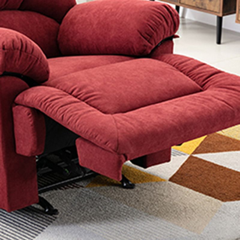 Contemporary Cotton Reclining Chair Solid Color Chair with Independent Foot Clearhalo 'Chairs & Seating' 'furn' 'furn_recliners' 'Furniture' 'Living Room Furniture' 'Recliners' 1200x1200_eee2e90c-bf4e-4faa-909c-b025548cdd73