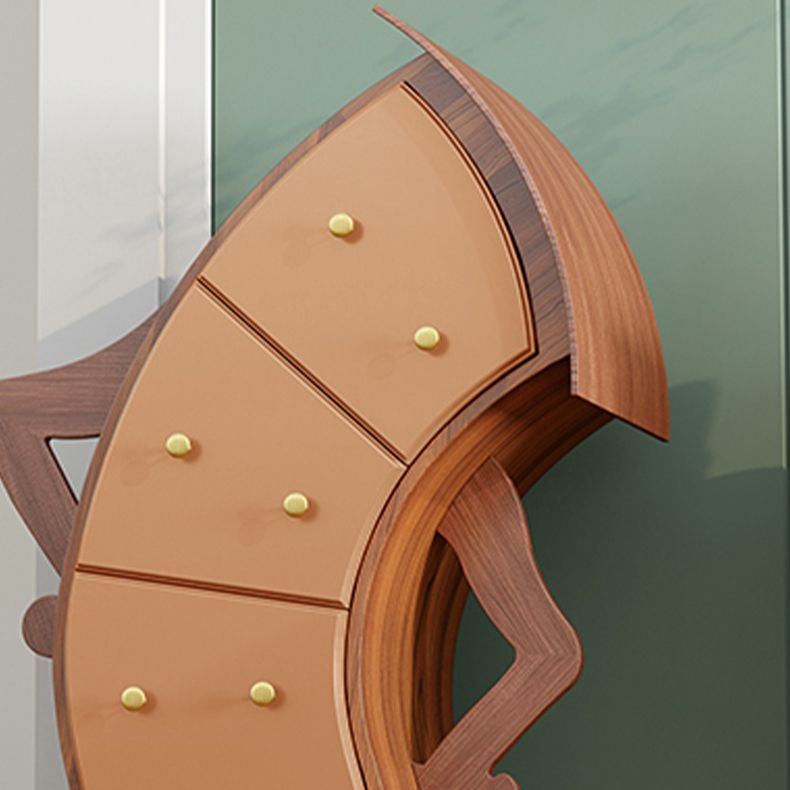 Ultra-Modern Lingerie Chest Birch Vertical Storage Chest Dresser for Bedroom