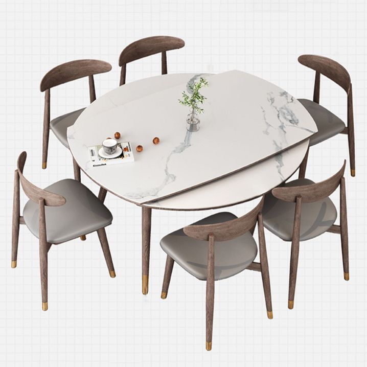 1/4/7 Pcs Table Furniture Set Dining Table Set with Sintered Stone Top for Home Clearhalo 'Dining Room Sets' 'Dining Tables & Seating' 'dining_room_set' 'furn' 'furn_dining_room_set' 'Furniture' 'furniture_dining_room_set' 'Kitchen & Dining Furniture' 1200x1200_eeec3429-c75d-4b98-9f89-8958bc86f179