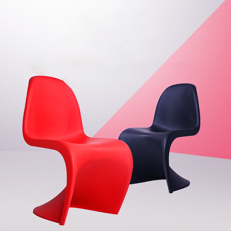 Nordic Style Chair Plastic Home Side Chair for Dining Room 19.6"x22.6"x33.4" Clearhalo 'Dining Chairs' 'Dining Tables & Seating' 'dining_chair' 'Furniture' 'furniture_dining_chair' 'Kitchen & Dining Furniture' 1200x1200_eeee0f4e-11b1-4515-9363-372b132b31e2