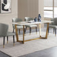Metal Modern Rectangle Dining Table Sintered Stone Table for Dining Room Clearhalo ' dining_table' 'Dining Tables & Seating' 'Dining Tables' 'Furniture' 'furniture_dining_table' 'Kitchen & Dining Furniture' 'kitchen&dining_furn' 'kitchen' 'kitchen_dining_table' 1200x1200_eef14693-509b-45ed-a606-433e251e2a32