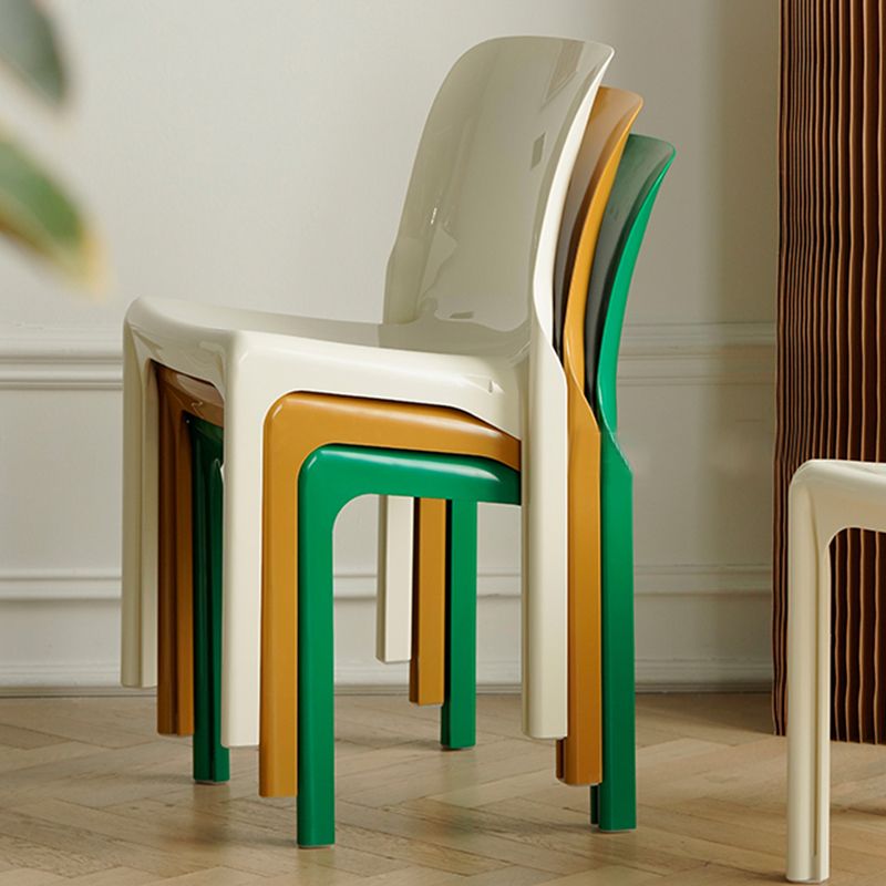 Modern Style Side Chair Plastic Dining Chair for Living Room