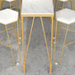 Glam Style Bar Table 42-inch Height Artificial Marble Bistro Table for Living Room Clearhalo 'Bar Furniture' 'Bar Tables' 'bar_tables' 'furn' 'furn_bar_tables' 'Furniture' 'furniture_bar_tables' 'Kitchen & Dining Furniture' 1200x1200_eef39735-7232-4404-a32f-e603b17b2f70