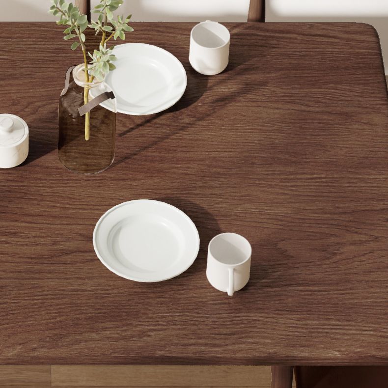 Modern Solid Wood Standard Dining Set Rectangle Shape Kitchen Dining Set with 4 Legs Table Clearhalo 'Dining Room Sets' 'Dining Tables & Seating' 'dining_room_set' 'Furniture' 'furniture_dining_room_set' 'Kitchen & Dining Furniture' 'kitchen&dining_furn' 'kitchen' 1200x1200_eef40148-6363-48d6-9993-e00ba7f97c17