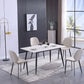 Modern Sintered Stone Dining Table Set White Rectangle Formal Dining Set Clearhalo 'Dining Room Sets' 'Dining Tables & Seating' 'dining_room_set' 'furn' 'furn_dining_room_set' 'Furniture' 'furniture_dining_room_set' 'Kitchen & Dining Furniture' 'kitchen&dining_furn' 'kitchen' 1200x1200_eef44cf1-59c5-4ed4-a87c-f67dab48ba99