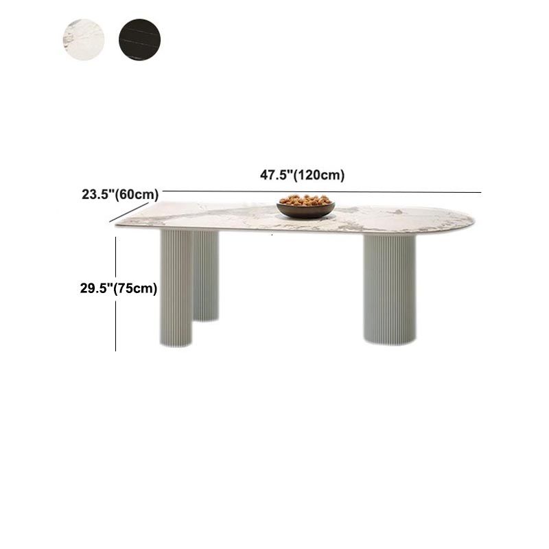 Stone Top Dining Table Traditional Luxury Dining Table with 3 Legs Clearhalo 'Dining Tables & Seating' 'Dining Tables' 'dining_table' 'furn' 'furn_dining_table' 'Furniture' 'furniture_dining_table' 'Kitchen & Dining Furniture' 'kitchen' 'kitchen_dining_table' 1200x1200_eef69e73-9050-4232-9940-f51c7edd3bd1