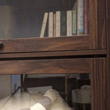 Engineered Wood Standard Bookcase Contemporary Bookcase With Doors Clearhalo 'Bookcases' 'furn' 'furn_bookcases' 'Furniture' 'furniture_bookcases' 'kitchen' 'kitchen_bookcases' 'Living Room Furniture' 'Office Furniture' 1200x1200_eef72f6d-21aa-4de7-a7b9-8c63d95da842