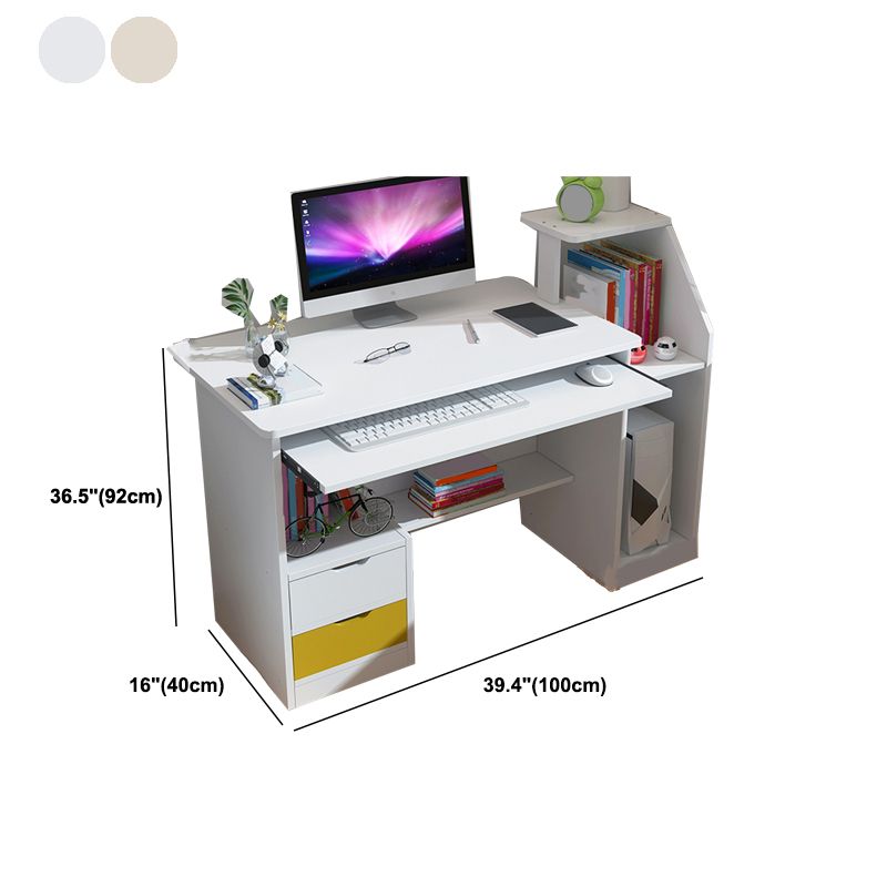 Bureau en bois contemporain Credenza Home Rectangular Home Writing Desk