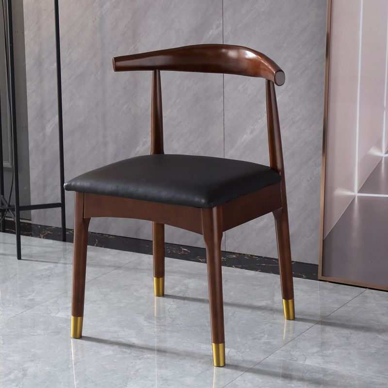 Scandinavian Indoor Side Chair Wood Upholstered Open Back Dining Room Chair Clearhalo ' kitchen&dining_furn' 'Dining Chairs' 'Dining Tables & Seating' 'dining_chair' 'furn' 'furn_dining_chair' 'Furniture' 'furniture_dining_chair' 'Kitchen & Dining Furniture' 'kitchen' 1200x1200_ef01e001-2155-4bca-b288-401478a40bf4