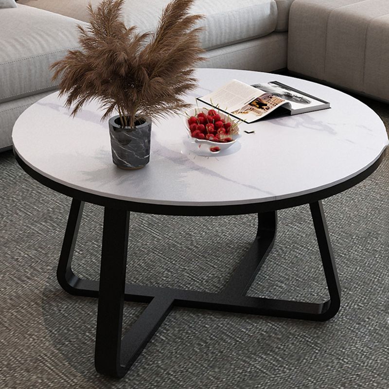 Table de cocktail ovale en pierre Glam Table de cocktail basse simple standard