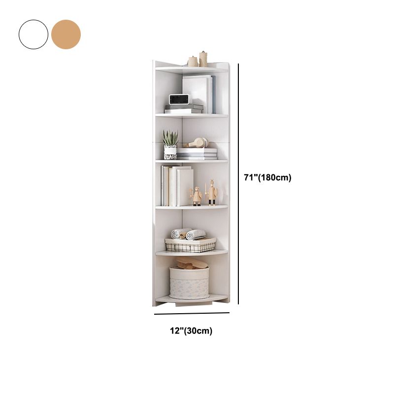 Corner Wood Accent Chest with Shelves Contemporary Side Cabinet Clearhalo 'Cabinets & Chests' 'cabinets_chests' 'furn' 'furn_cabinets_chests' 'Furniture' 'Living Room Furniture' 1200x1200_ef03721f-bb51-47f3-914a-13054c38f917