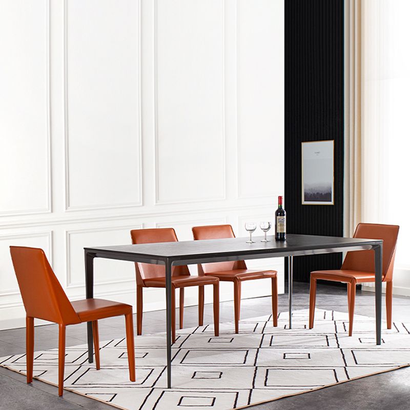 Designer Style 1/4/5/7 Pieces Dining Furniture Set Rectangle Dining Room Table Set Clearhalo 'Dining Room Sets' 'Dining Tables & Seating' 'dining_room_set' 'Furniture' 'furniture_dining_room_set' 'Kitchen & Dining Furniture' 1200x1200_ef03af7a-78b9-4036-af40-38d1a545f029