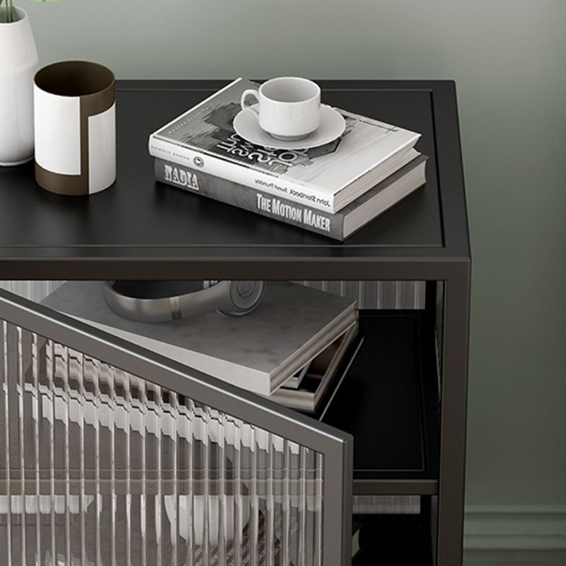 Industrieller Akzenttisch Nachttisch antiker Finish Nachttisch