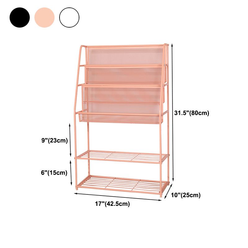 Industrial Metal Ladder Bookshelf Iron Vertical Bookshelf for Home Clearhalo 'Bookcases' 'furn' 'furn_bookcases' 'Furniture' 'furniture_bookcases' 'kitchen' 'kitchen_bookcases' 'Living Room Furniture' 'Office Furniture' 1200x1200_ef04c40f-c43b-4736-8e0e-852337b36daf