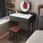 17.32" Wide Vanity Table with 3 Storage Drawers Stone Makeup Table