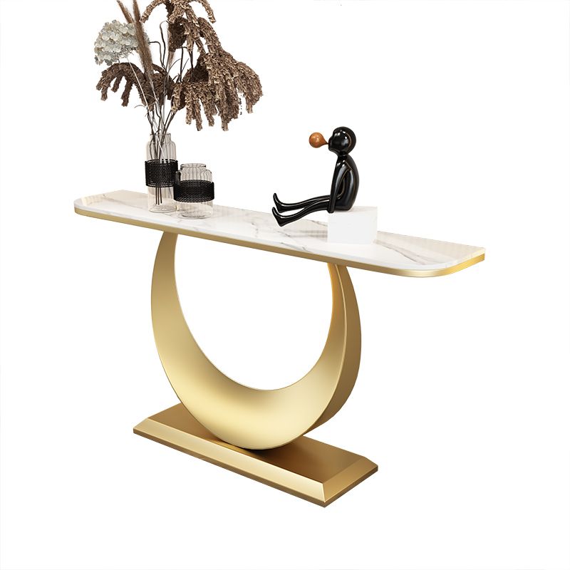 Tavolo accento in pietra glam tavolo da divano di divani resistenti a graffi per la sala