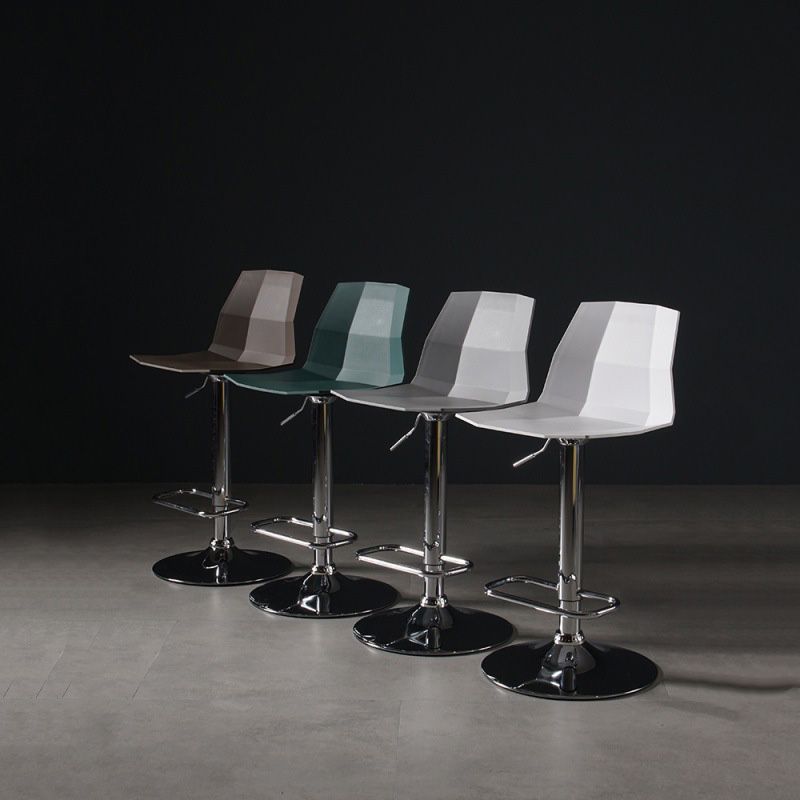 Modern Liftable Bar-stool Plastic Counter Bar Stool with Metal Legs Clearhalo 'Bar Furniture' 'Bar Stools' 'bar_stools' 'furn' 'furn_bar_stools' 'Furniture' 'furniture_bar_stools' 'Kitchen & Dining Furniture' 1200x1200_ef0b13a5-77bf-4671-b489-fa4e671fabb9