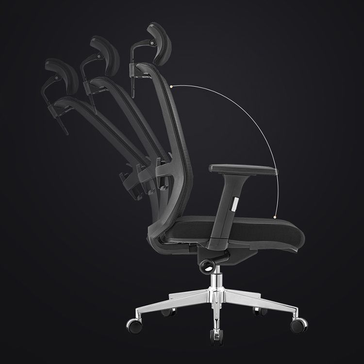 Contemporary Breathable AirGrid Swivel Chair Microfiber Desk Chair Clearhalo 'furn' 'furn_office_chair' 'Furniture' 'Office Chairs' 'Office Furniture' 'office_chair' 1200x1200_ef0bd10f-e091-4e00-a03d-ebaae46a34ba