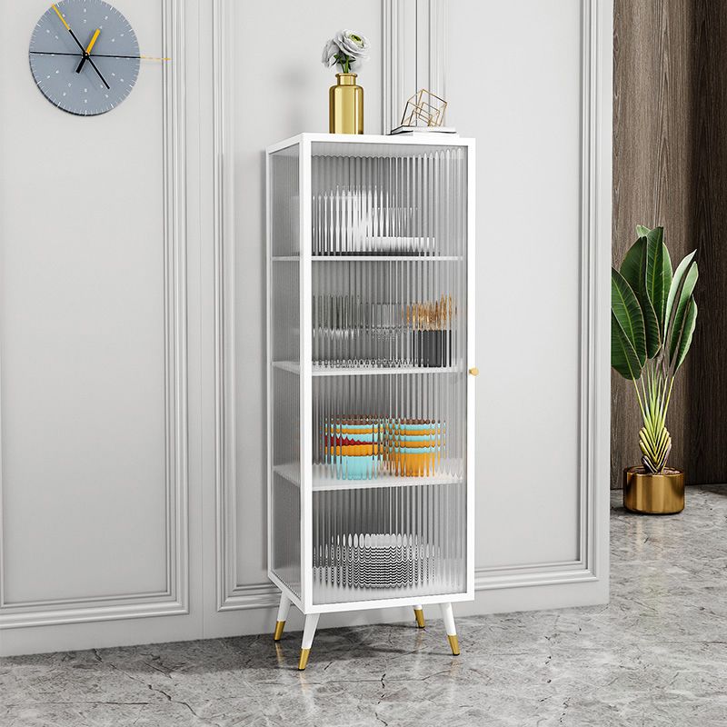 Server per porte della porta in vetro in metallo server in stile moderno per la sala da pranzo