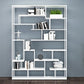 80.71"H Bookcase Open Back Contemporary Style Bookshelf for Office Home Clearhalo 'Bookcases' 'furn' 'furn_bookcases' 'Furniture' 'furniture_bookcases' 'Office Furniture' 1200x1200_ef11ed60-439b-492c-8a13-213ffa87f379