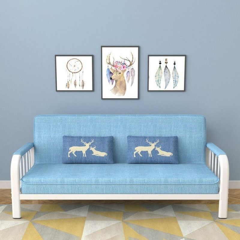 Eigentijdse vierkante arm slaapbank wasbare cabriolebank voor woonkamer