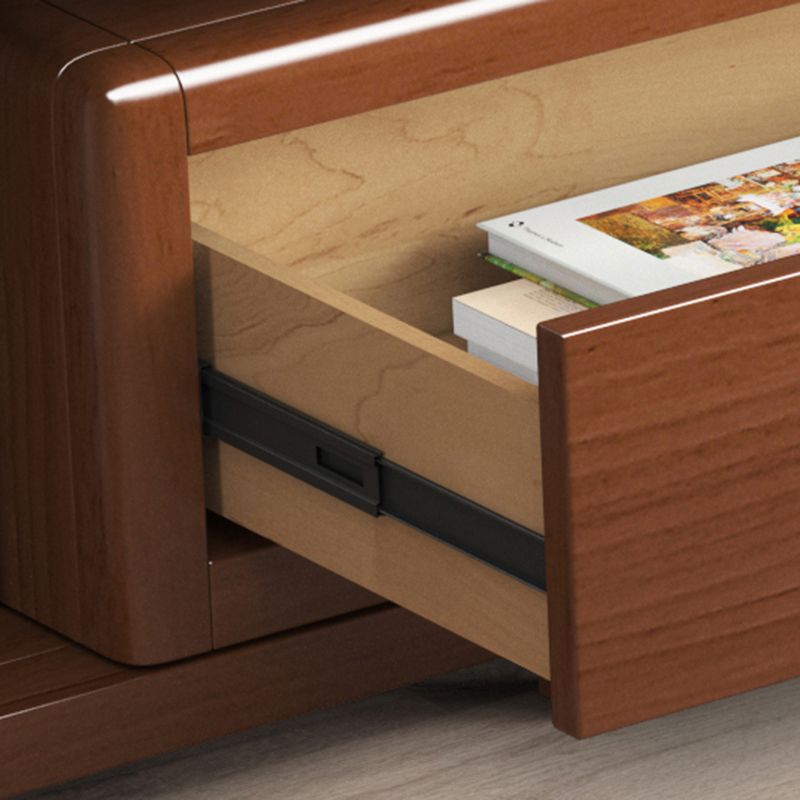 Traditionelle TV -Medien stehen mit Schubladen Gummi -TV -Stand -Standkonsole