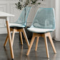 Scandinavian PU Leather Dining Chairs Armless Solid Back Chair Clearhalo ' kitchen&dining_furn' 'Dining Chairs' 'Dining Tables & Seating' 'dining_chair' 'Furniture' 'furniture_dining_chair' 'Kitchen & Dining Furniture' 'kitchen' 1200x1200_ef18709f-6e5d-474c-b77b-b0a40f6d2936