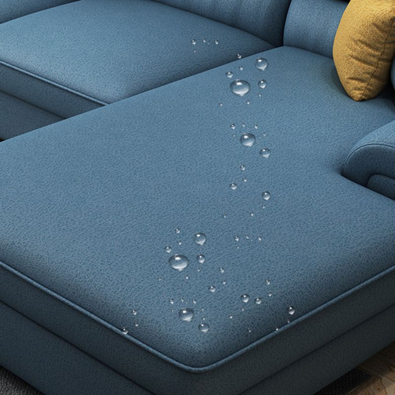 Contemporary L-Shape Modular Sectional Pillow Back Cushion Sofa and Chaise for Apartment Clearhalo 'Furniture' 'furniture_sectionals' 'Living Room Furniture' 'Sectionals' 1200x1200_ef1a5518-53f0-40a5-beae-249f55a04f29