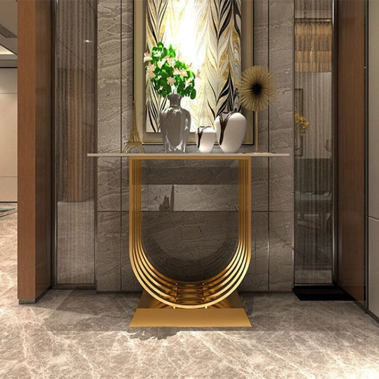 Tabella della console bianca/nera larga 11,81 pollici