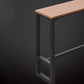 Juego de mesa de bar marrón industrial, mesa de mostrador de madera de 1/2/5 piezas para interior