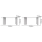 Contemporary Dining Table Sintered Stone Table with 3 White Legs for Dining Clearhalo ' dining_table' 'Dining Tables & Seating' 'Dining Tables' 'Furniture' 'furniture_dining_table' 'Kitchen & Dining Furniture' 'kitchen&dining_furn' 'kitchen' 'kitchen_dining_table' 1200x1200_ef1dae35-57e1-4ebe-a4bf-4c044f3b75f0