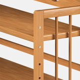 10 "D Geometrie Bambus Bücherregal moderne Bücherregal für Schlafzimmer