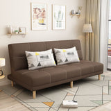 Armless Settee 27.55" W Modern Convertible Sleeper Sofa for Living Room Clearhalo 'furn' 'furn_sofas' 'Furniture' 'furniture_sofas' 'kitchen' 'kitchen_sofas' 'Living Room Furniture' 'Sofa' 'sofas' 1200x1200_ef1fc577-29dd-40df-9871-9fc16b8c6aaf
