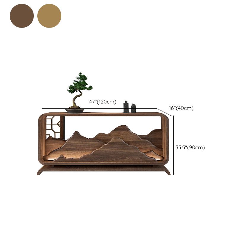 Tavolo della console contemporanea a forma di rettangolo