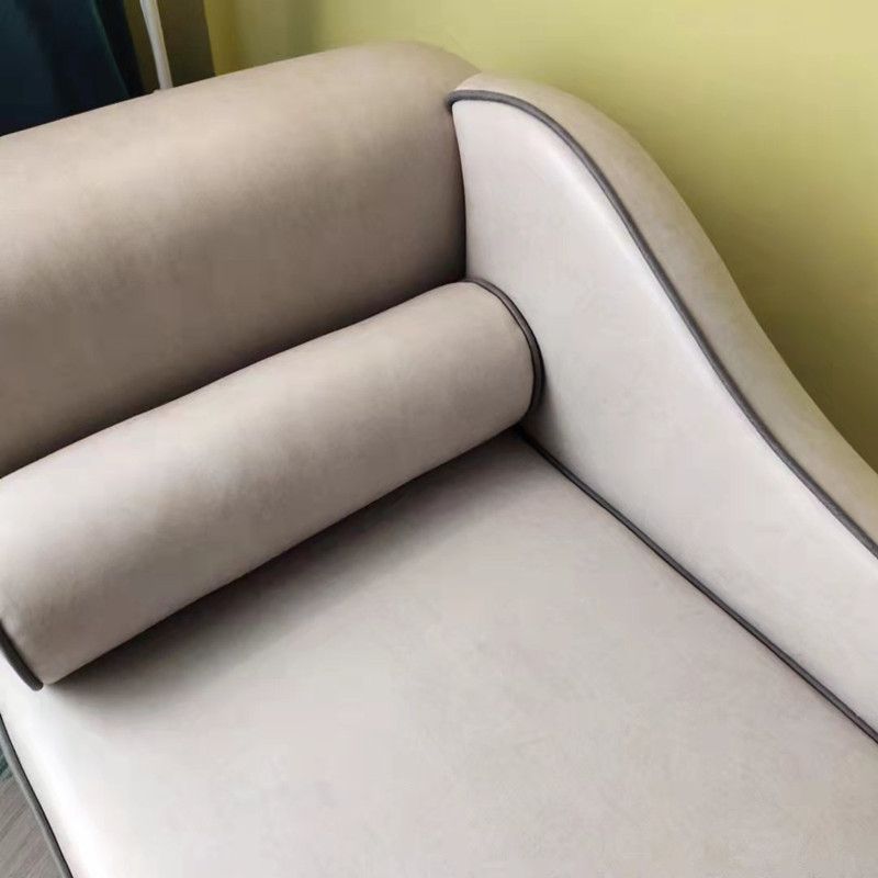 Living Room Rolled Arms Chaise Lounge Modern Chaise with Linen Upholster Clearhalo 'Chairs & Seating' 'Chaise Lounge' 'chaise_lounge' 'furn' 'furn_chaise_lounge' 'Furniture' 'Living Room Furniture' 1200x1200_ef21c49b-0416-4ef7-abc9-d4d9c3fdf1a0