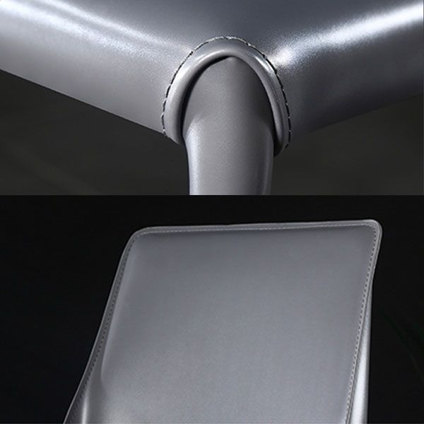 Contemporary Style Dining Chairs Armless Side Chair with Metal Legs for Kitchen (Set of 2) Clearhalo ' kitchen&dining_furn' 'Dining Chairs' 'Dining Tables & Seating' 'dining_chair' 'furn' 'furn_dining_chair' 'Furniture' 'furniture_dining_chair' 'Kitchen & Dining Furniture' 'kitchen' 1200x1200_ef21cfff-1e24-4876-b76f-a8b1fb95d23c