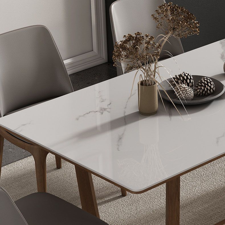 Modern 1/2/3/4/7 Pieces Dining Set Sintered Stone Dining Table Set for Home Clearhalo 'Dining Room Sets' 'Dining Tables & Seating' 'dining_room_set' 'furn' 'furn_dining_room_set' 'Furniture' 'furniture_dining_room_set' 'Kitchen & Dining Furniture' 1200x1200_ef21fc25-3264-4acd-99f6-01c4bbef453f